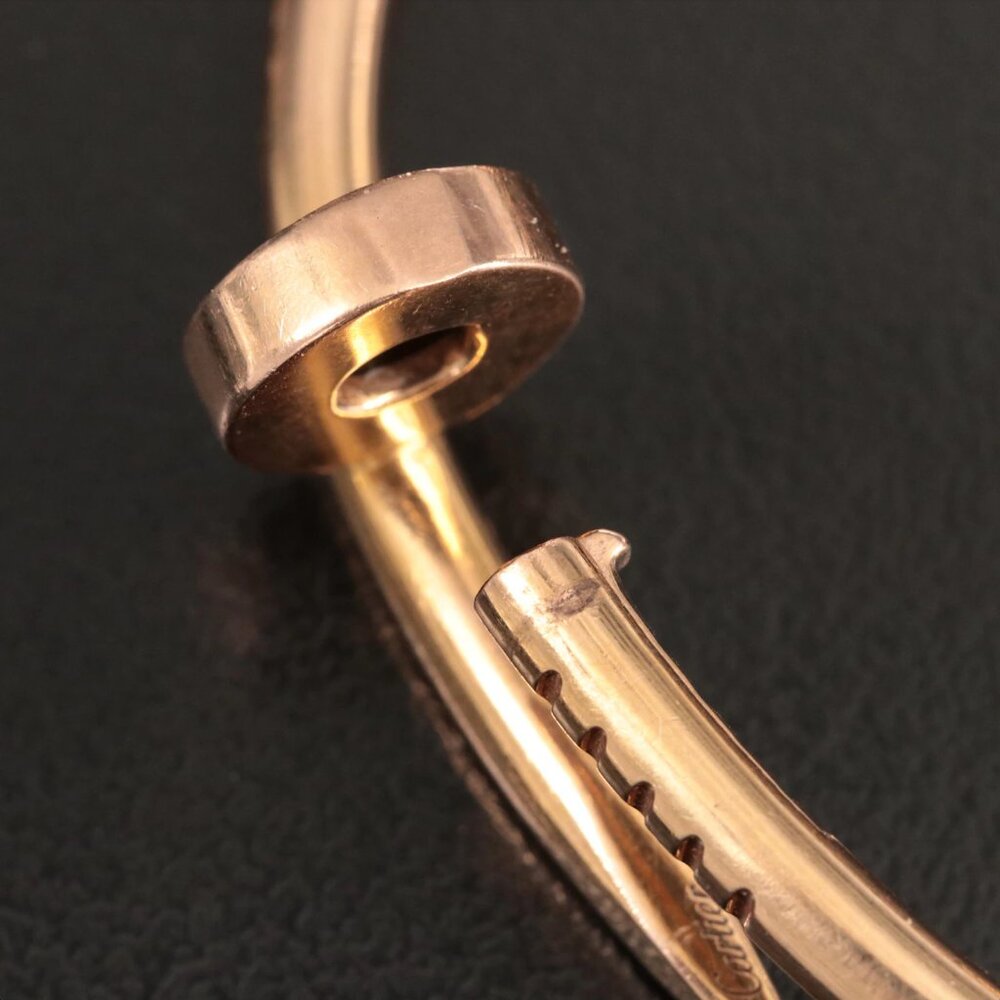 SOLD - Cartier 18K Rose Gold Juste un Clou Bracelet - Picture 9 of 12